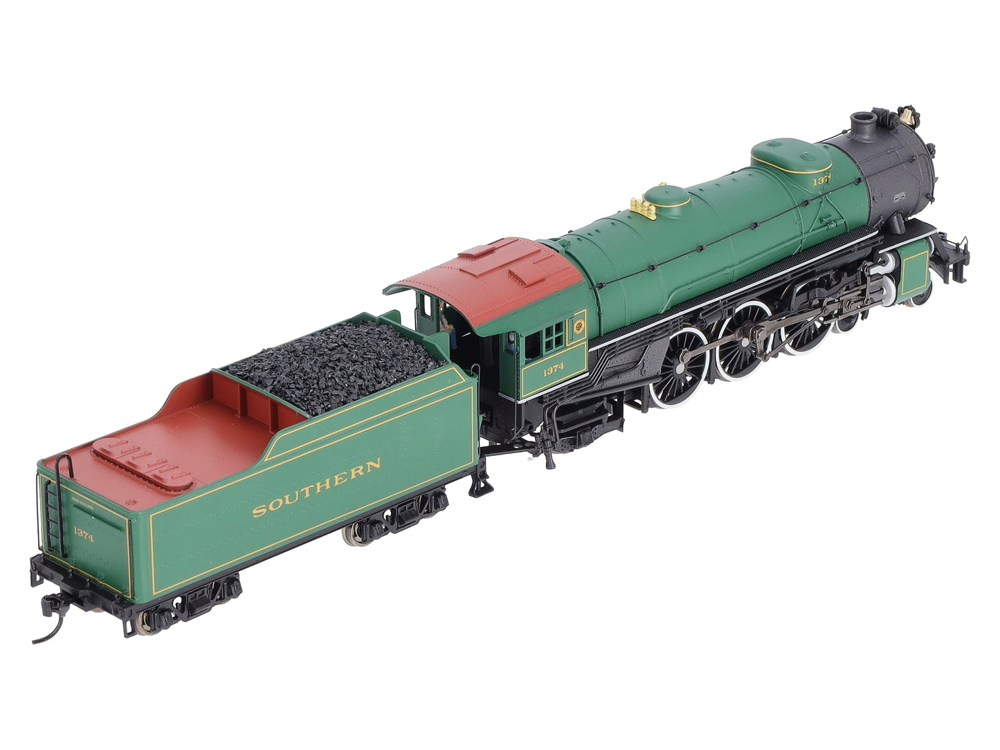 Broadway Limited 5908 HO Southern Heavy Pacific 4-6-2 Steam Locomotive #1374