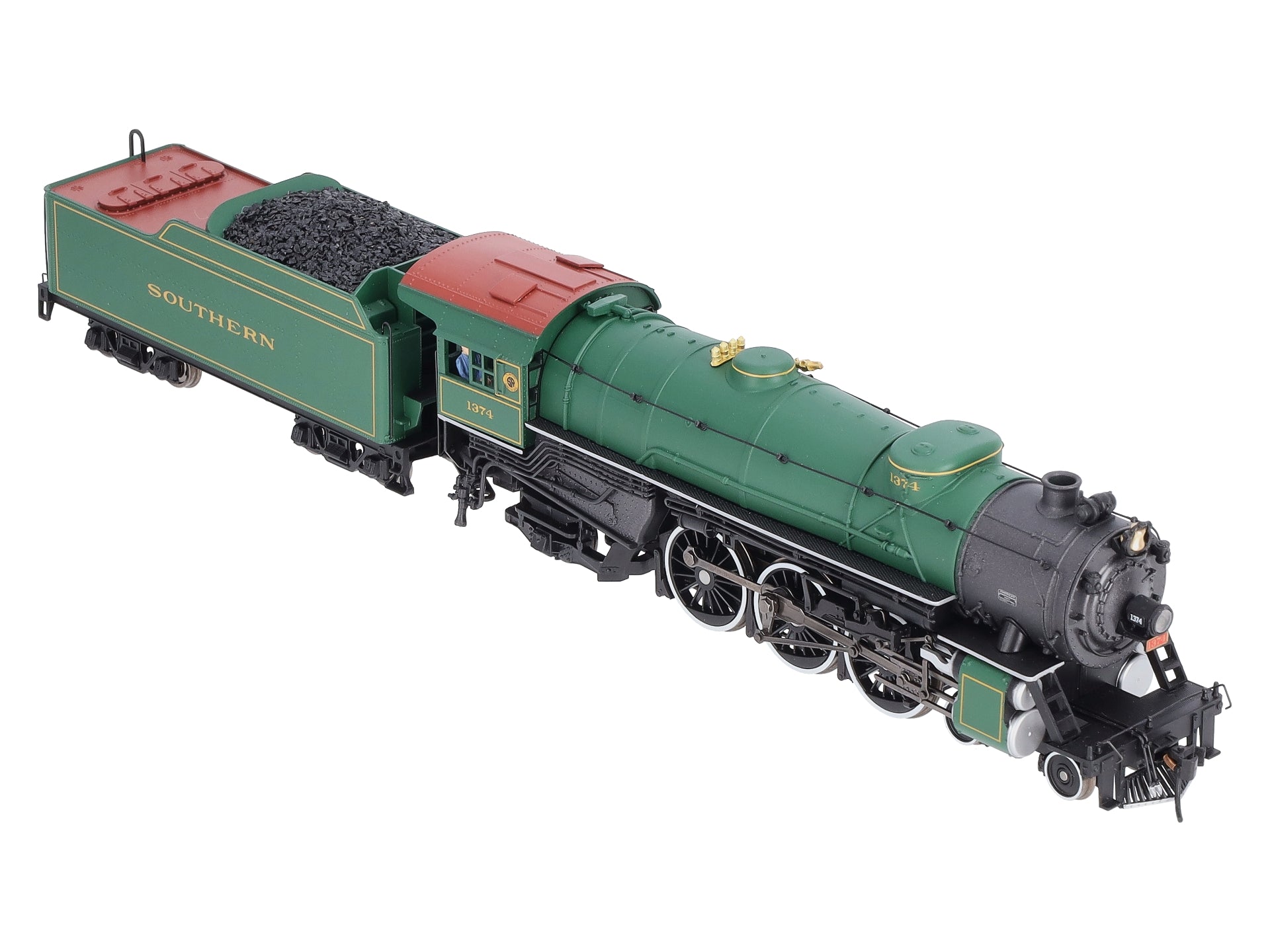 Broadway Limited 5908 HO Southern Heavy Pacific 4-6-2 Steam Locomotive #1374