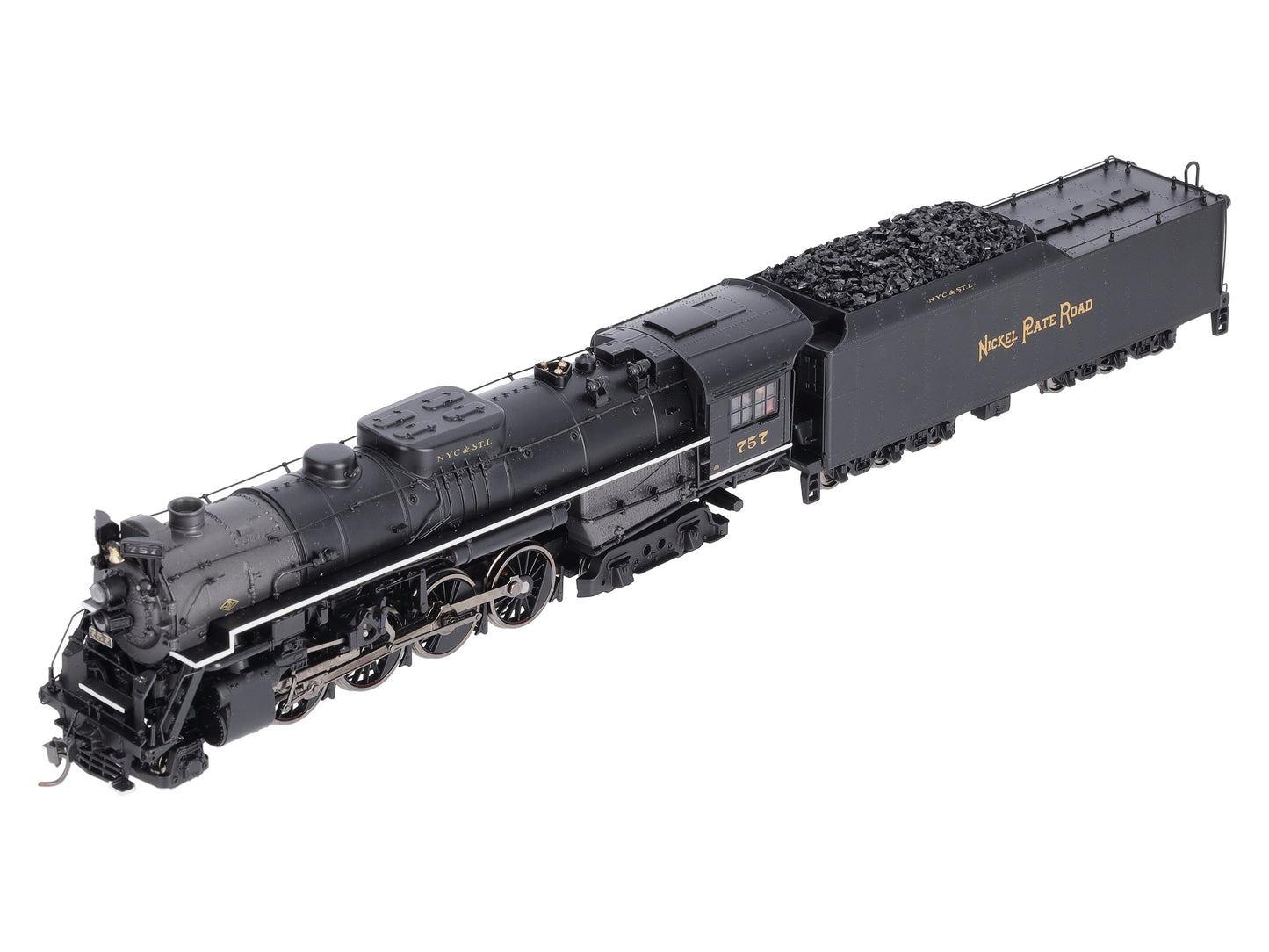 MTH 80-3175-1 HO Scale Nickel Plate Road 2-8-4 Berkshire #757 w/PS3.0