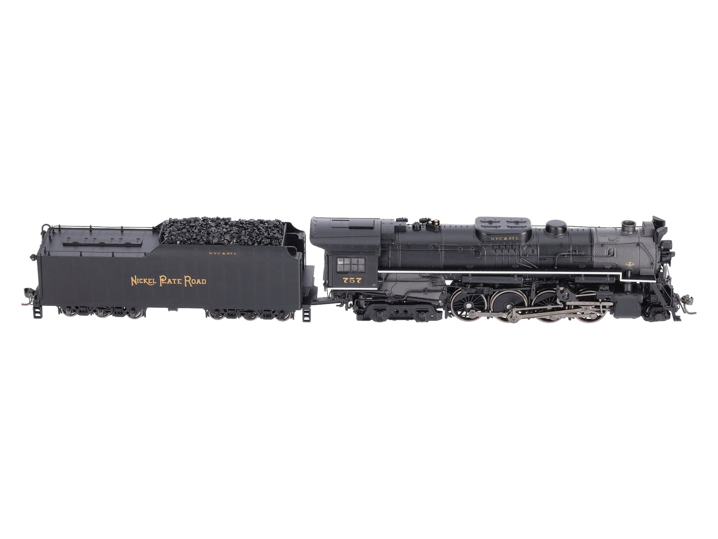 MTH 80-3175-1 HO Scale Nickel Plate Road 2-8-4 Berkshire #757 w/PS3.0