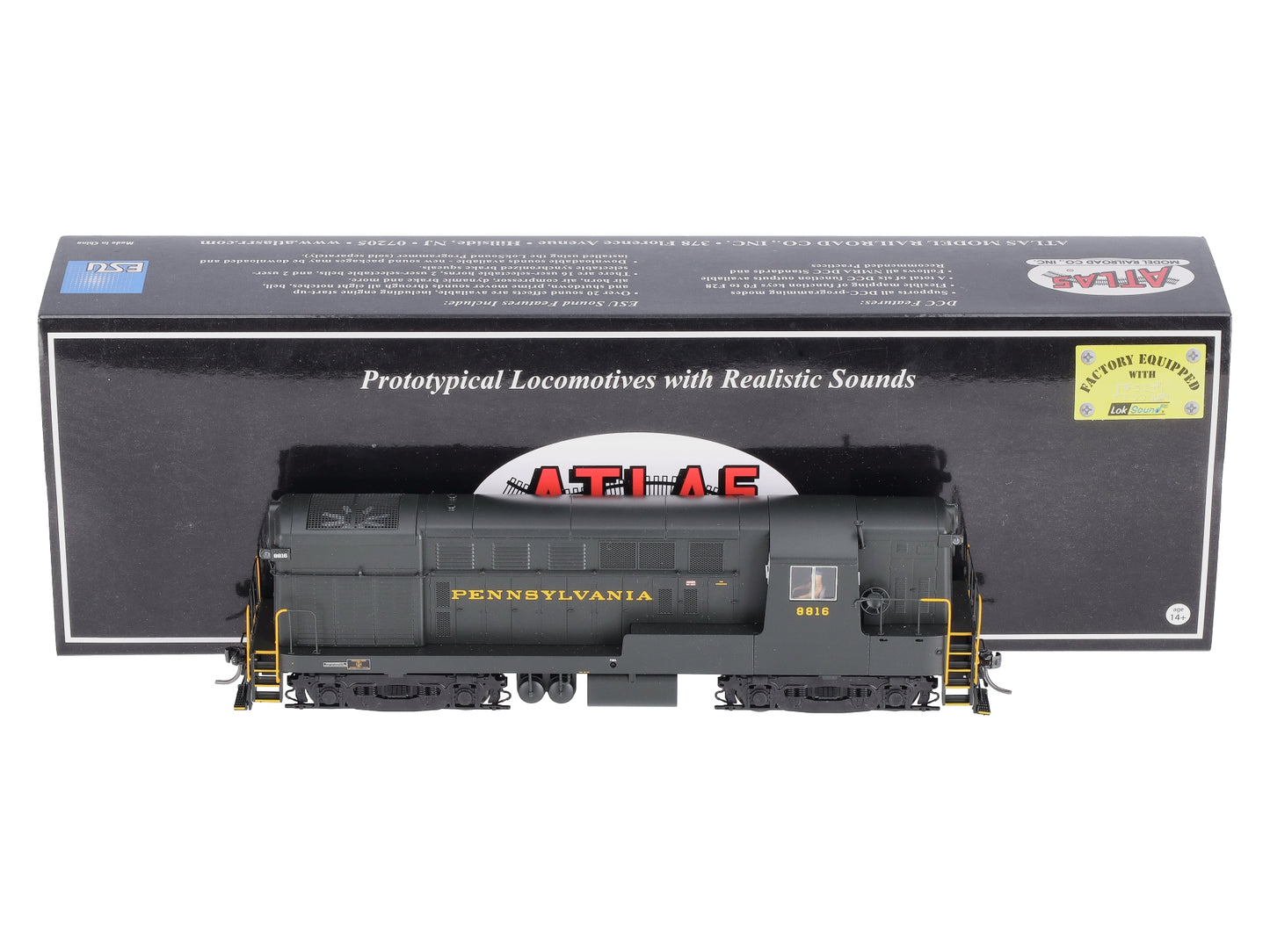 Atlas 10003546 HO Scale Pennsylvania Diesel Locomotive # 8816