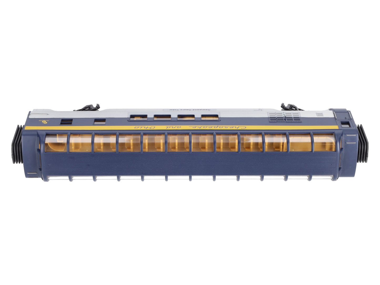 MTH 30-67569 Chesapeake & Ohio 60' Streamlined Vista Dome Car