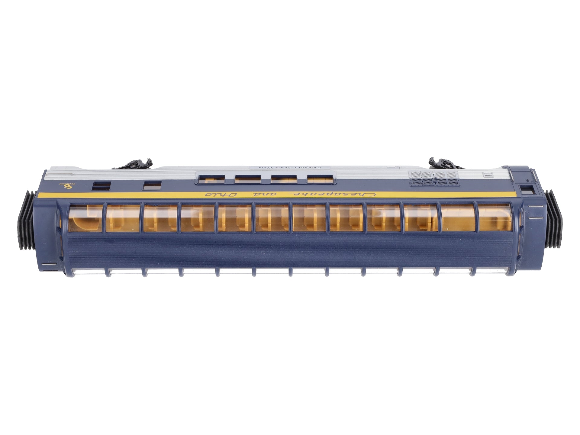 MTH 30-67569 Chesapeake & Ohio 60' Streamlined Vista Dome Car
