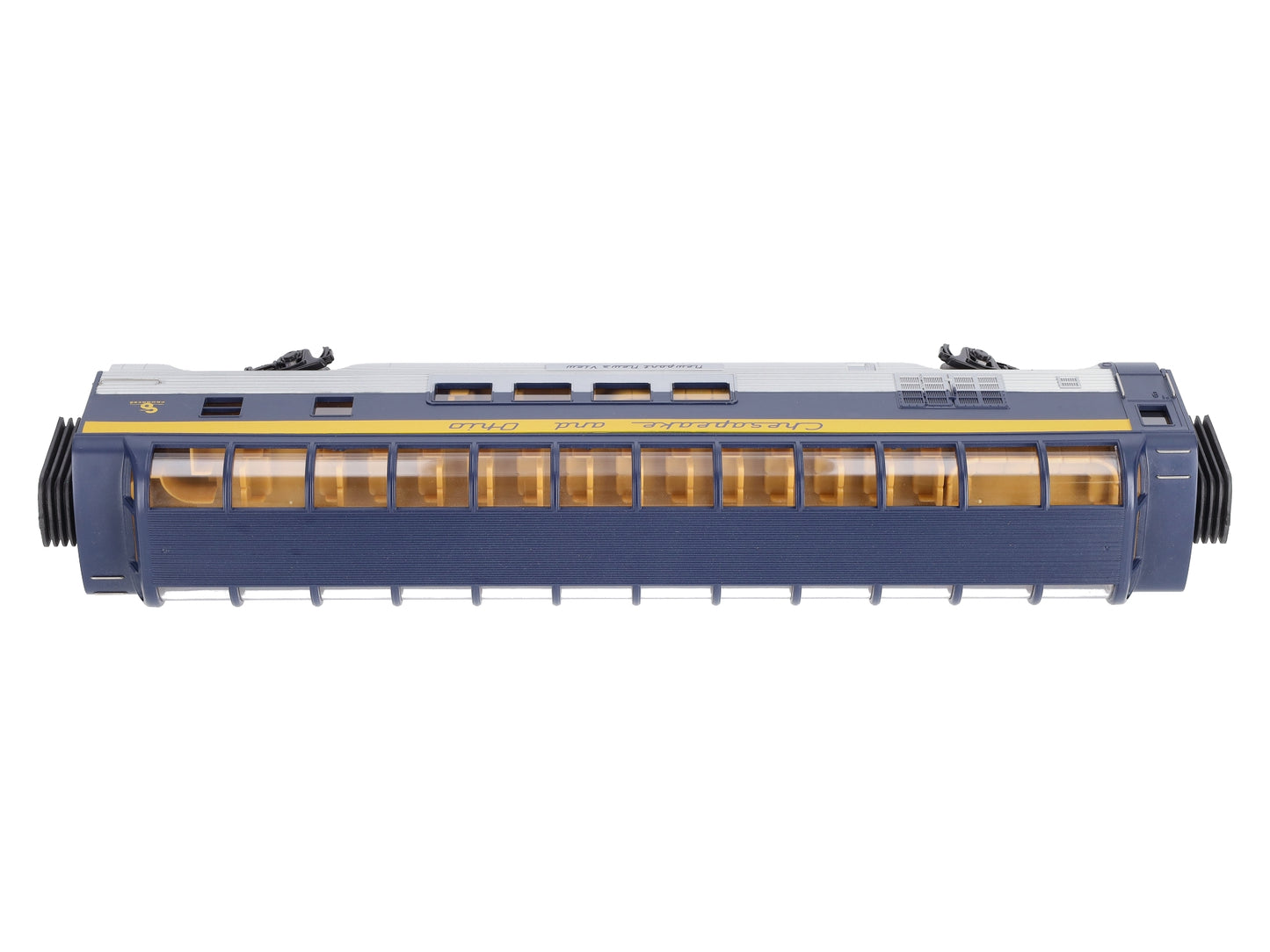 MTH 30-67569 Chesapeake & Ohio 60' Streamlined Vista Dome Car