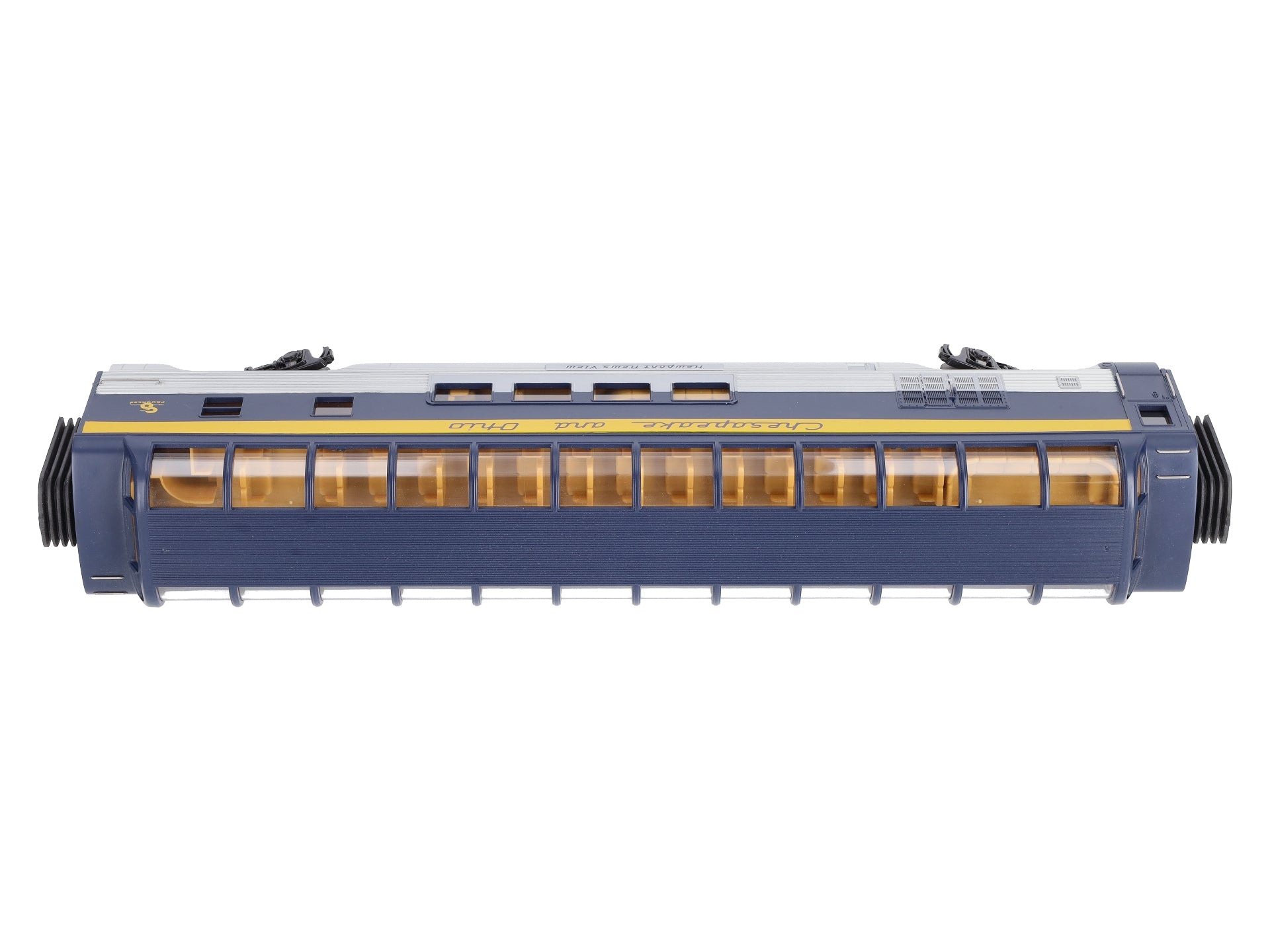 MTH 30-67569 Chesapeake & Ohio 60' Streamlined Vista Dome Car