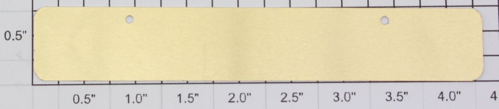 Lionel 124-LCP 124 Station Brass Lionel City Plate w/ Black Lettering
