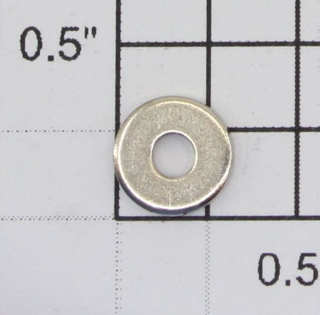 Lionel 202-13 Steel Washer L: .25" D: .1" W: .05