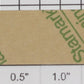 Lionel 124-130 Nickel "Waiting Room" Name plate with Adhesive