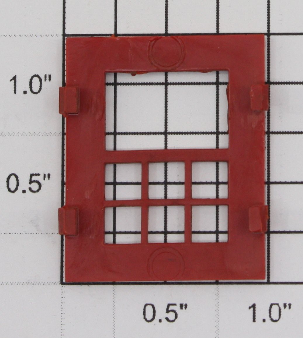 Lionel 125-18 Red Plastic Window Frame