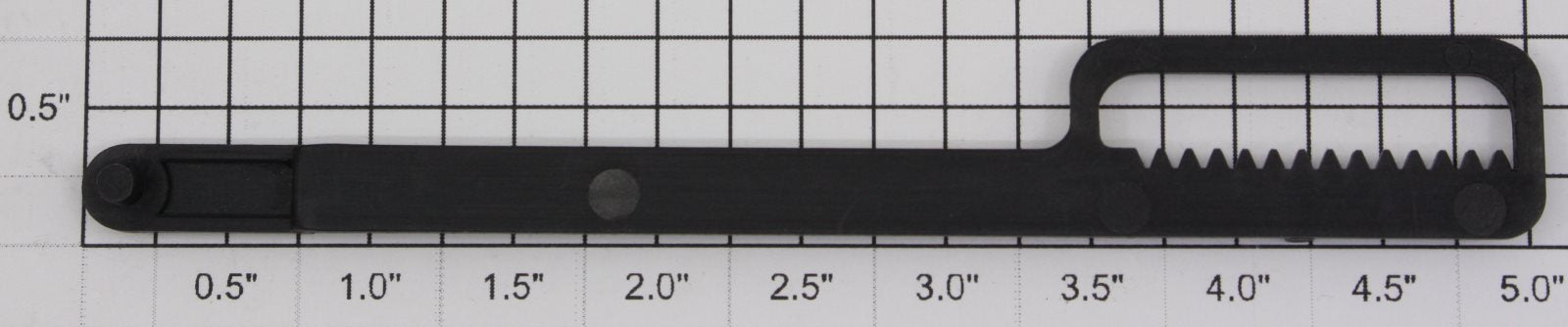 Lionel 128-29 Black Plastic Drive Rack