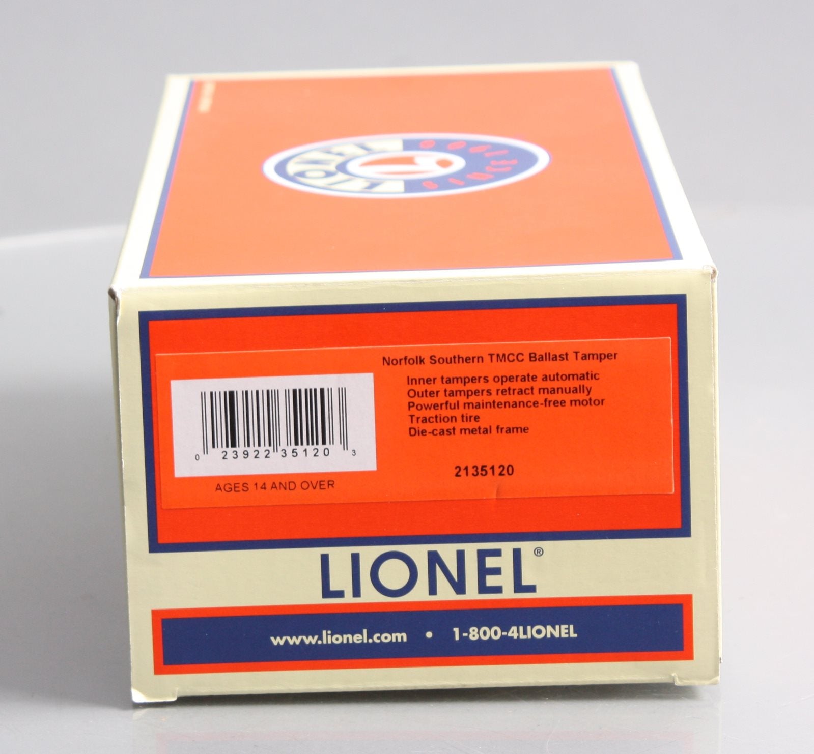 Lionel 2135120 O Norfolk Southern TMCC Ballast Tamper