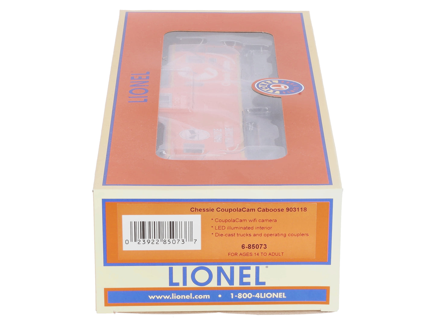 Lionel 6-85073 Chessie System Wide Vision Caboose with Camera #903118