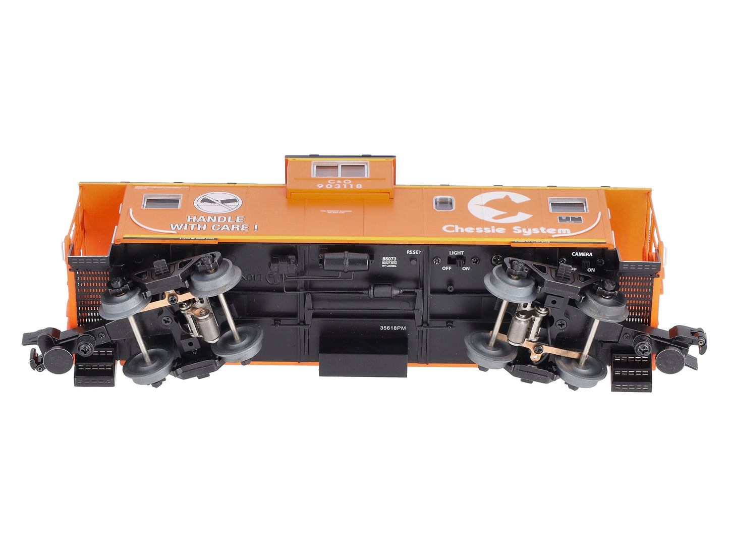 Lionel 6-85073 Chessie System Wide Vision Caboose with Camera #903118