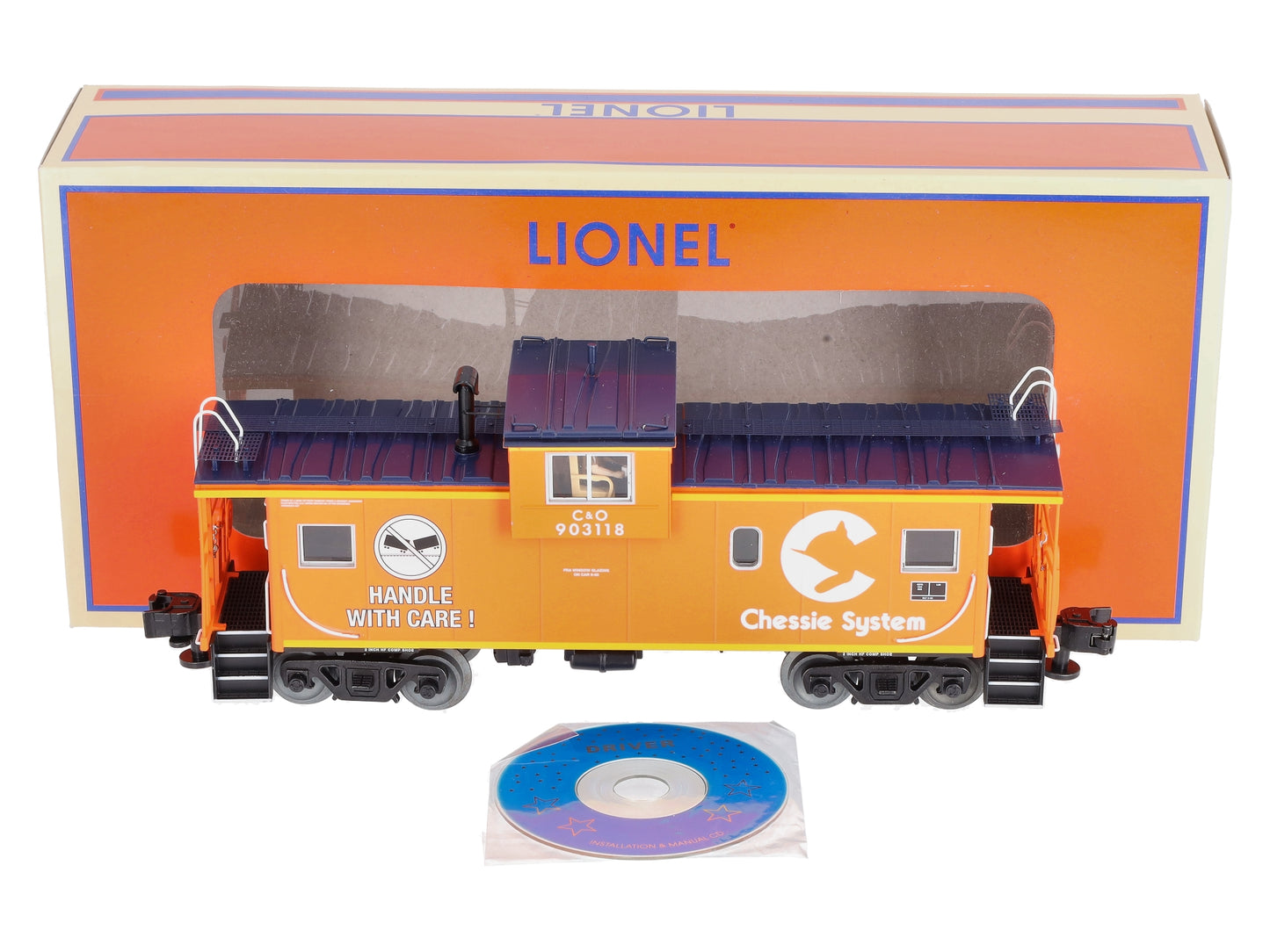 Lionel 6-85073 Chessie System Wide Vision Caboose with Camera #903118
