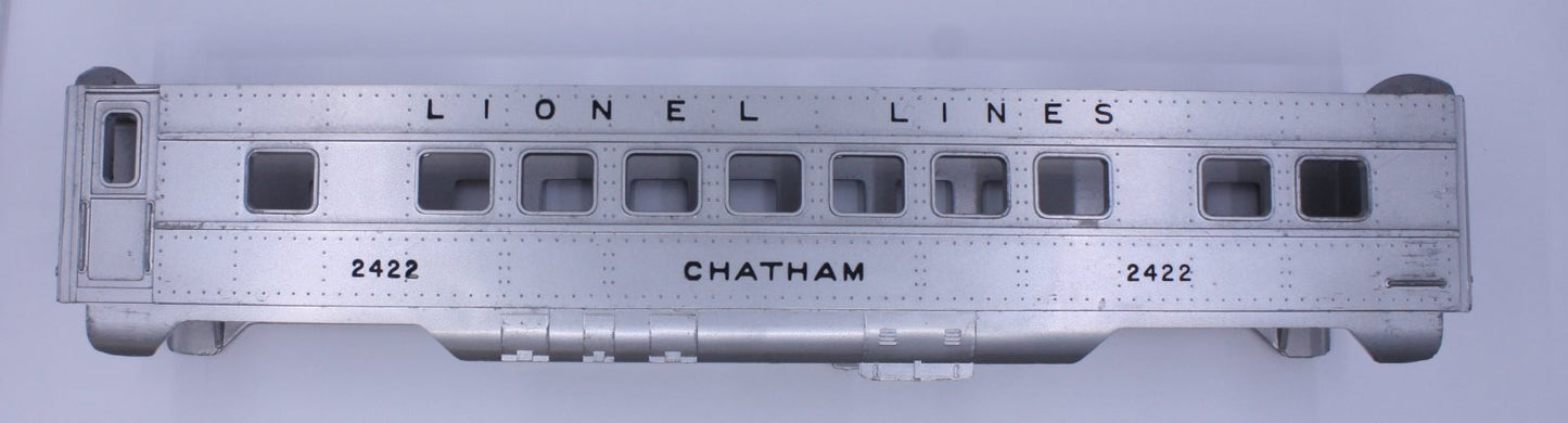 Lionel 2422-2 Lionel Lines #2422 Chatham Coach Car Body Shell w/o Stripes