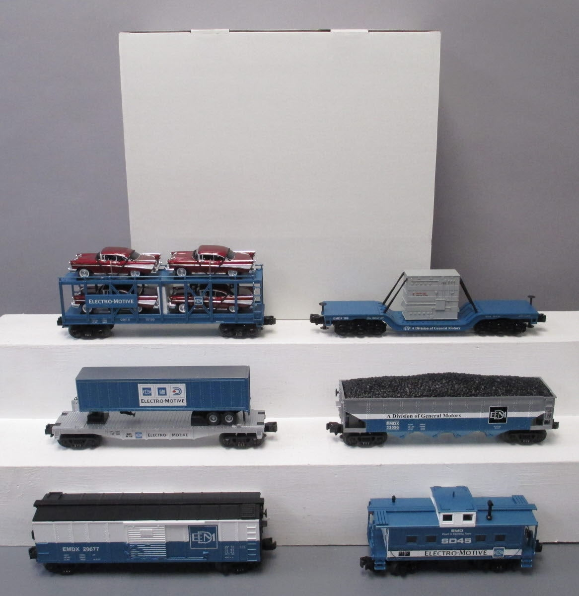 MTH 30-7012 O Electro Motive Division Freight Car Set (Set of 6) MT/Box