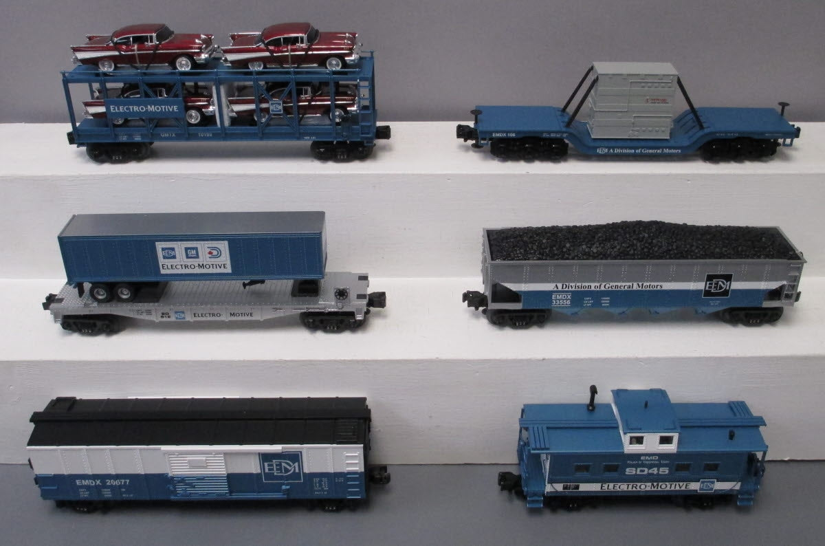 MTH 30-7012 O Electro Motive Division Freight Car Set (Set of 6) MT/Box