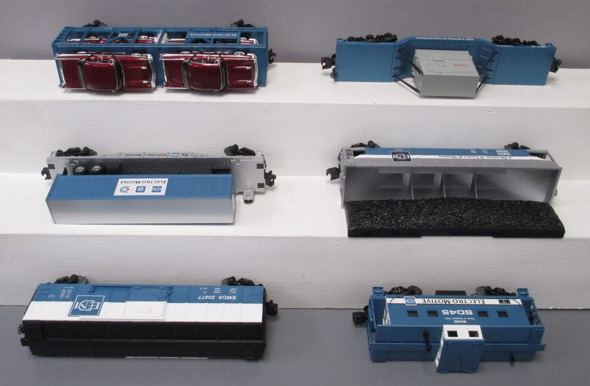 MTH 30-7012 O Electro Motive Division Freight Car Set (Set of 6) MT/Box