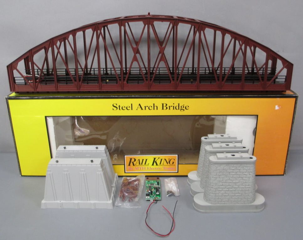 MTH 40-1103 O Scale Steel Arch Bridge LN/Box