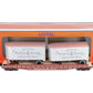 Lionel 2026632 O Pennsylvania Mason Dixon 50' Flatcar w/ 20' Trailers #469625