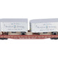 Lionel 2026632 O Pennsylvania Mason Dixon 50' Flatcar w/ 20' Trailers #469625