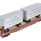 Lionel 2026632 O Pennsylvania Mason Dixon 50' Flatcar w/ 20' Trailers #469625