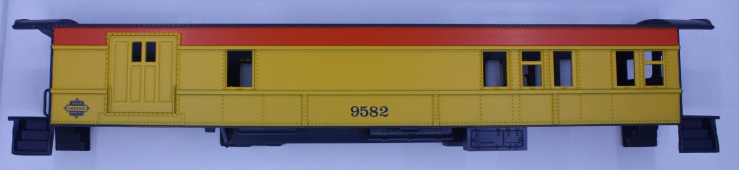 Lionel 9582-7 Chessie Combo Car Shell Only