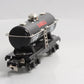 MTH 11-70053 Lionel O Gauge Black Shell Tank Car #2654