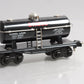 MTH 11-70053 Lionel O Gauge Black Shell Tank Car #2654
