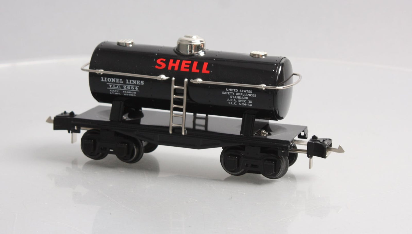 MTH 11-70053 Lionel O Gauge Black Shell Tank Car #2654