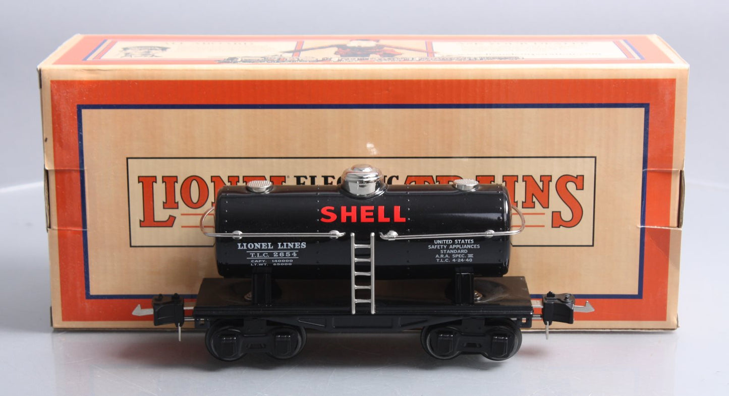 MTH 11-70053 Lionel O Gauge Black Shell Tank Car #2654
