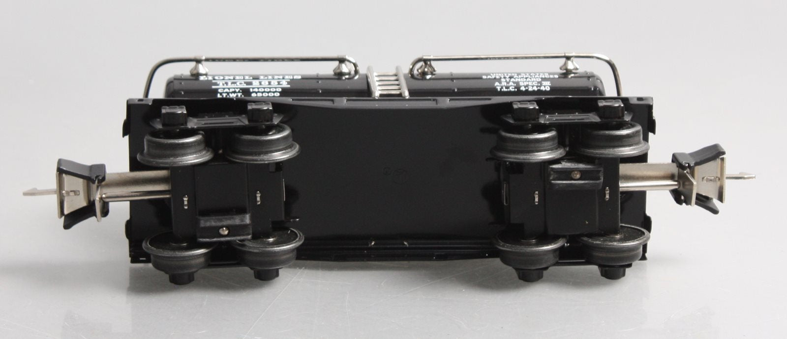 MTH 11-70053 Lionel O Gauge Black Shell Tank Car #2654