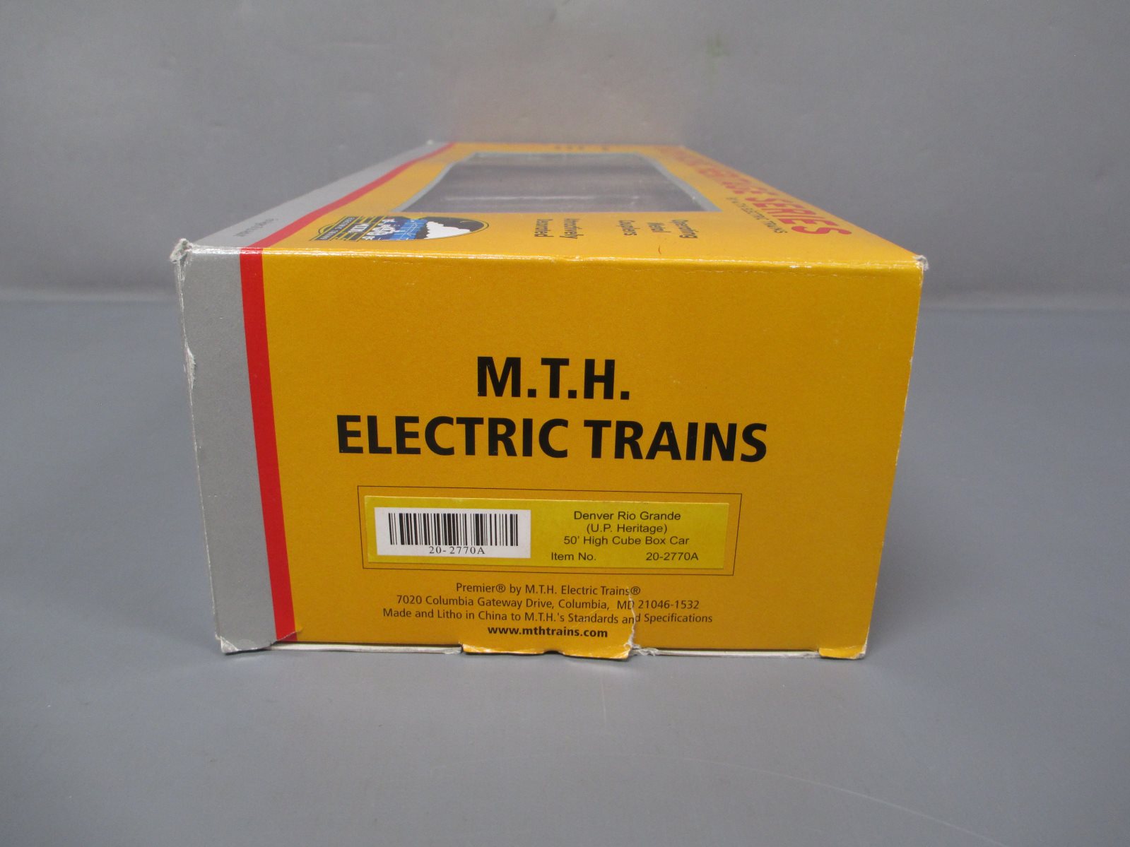 MTH 20-2770A Denver Rio Grande (U.P. Heritage) 50' High-Cube Boxcar LN/Box
