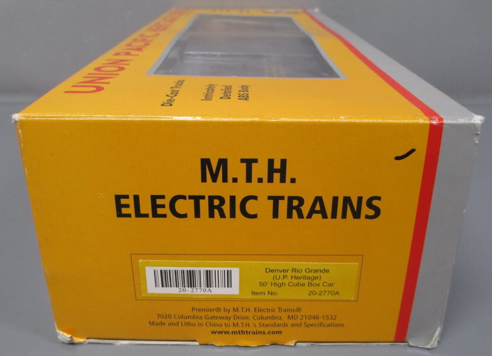 MTH 20-2770A Denver Rio Grande (U.P. Heritage) 50' High-Cube Boxcar LN/Box