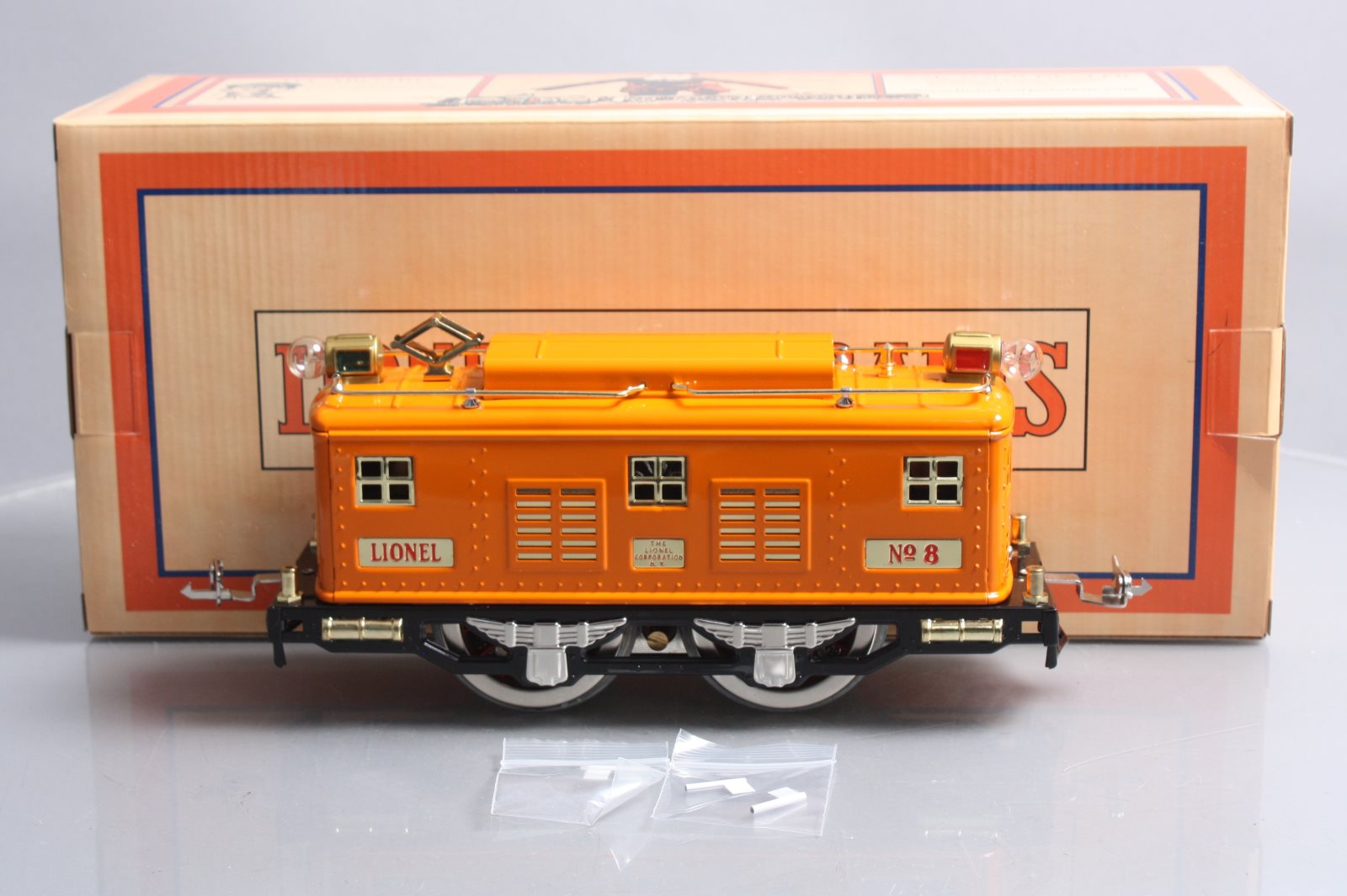 MTH 11-2005-0 Orange No. 8E Std. Gauge Electric -Traditional
