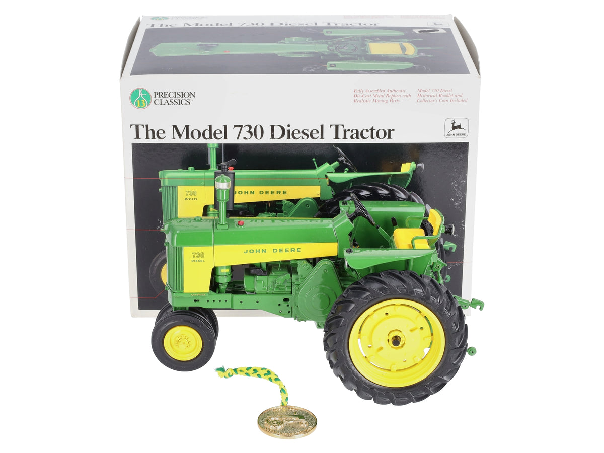 Ertl 5766 1:16 Scale Diecast John Deere The Model 730 Diesel Tractor MT/Box