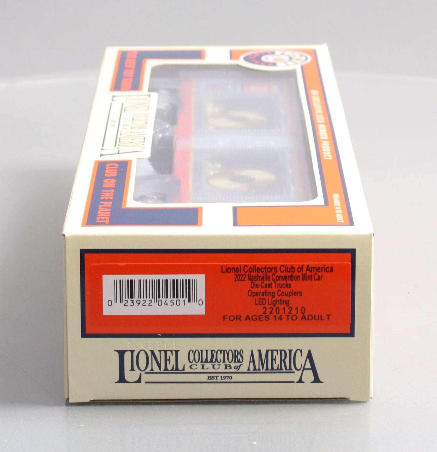 Lionel 2201210 O Gauge 2022 Nashville Convention Mint Car LN/Box