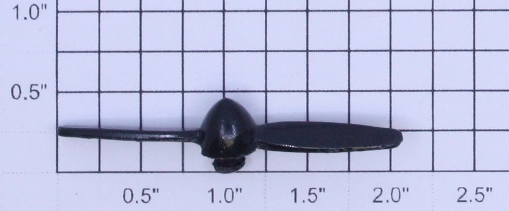 Lionel 6966-55 O Gauge Black Airplane Propeller without Plastic Shaft
