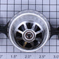 Lionel 0333-100 O Gauge Black and Chrome Curved Panel Satellite