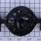 Lionel 0333-100 O Gauge Black and Chrome Curved Panel Satellite