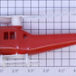 Lionel 6504-105 Red Helicopter with Tinted Nose