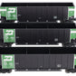 Lionel 6-17417 O Gauge Burlington Northern Rotary Bathtub Gondolas (Set of 3) EX/Box