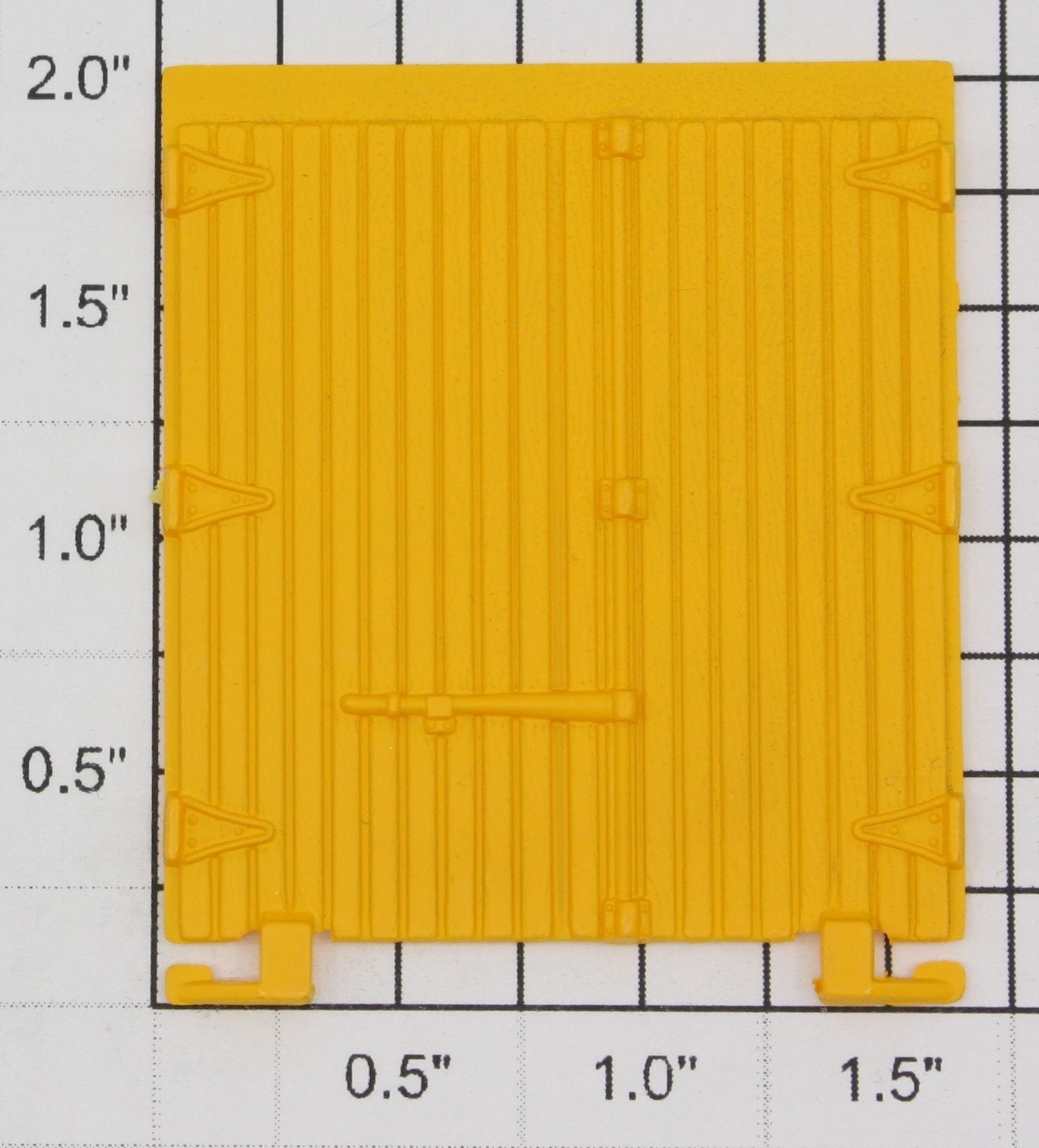 Lionel 5713-14 Yellow Box Car Door with Door Guides