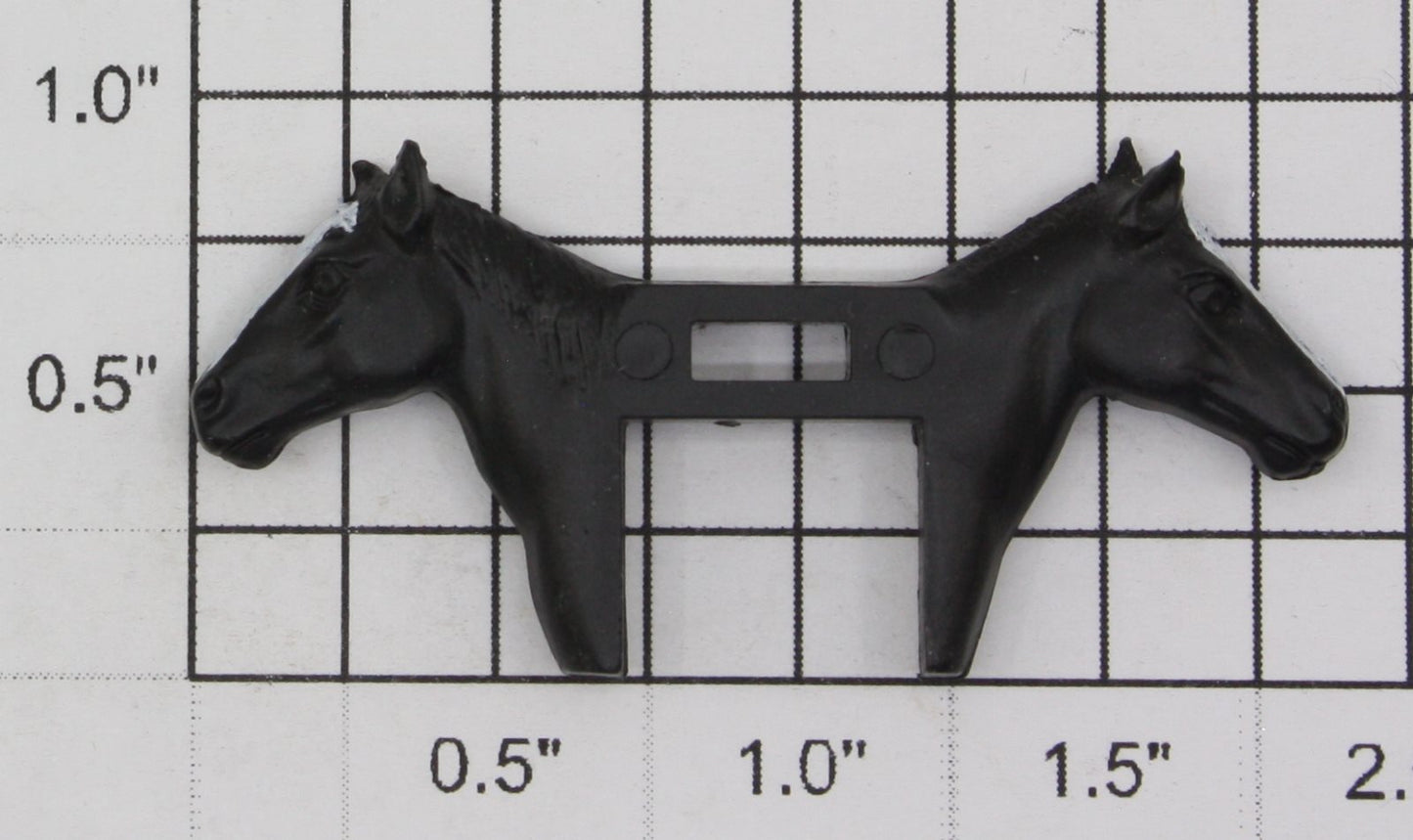 Lionel 16747-27 Horse Heads Black White Nose
