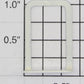 Lionel 56-4 Short White Side Handrail for 42 56 58