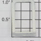 Lionel 56-4 Short White Side Handrail for 42 56 58