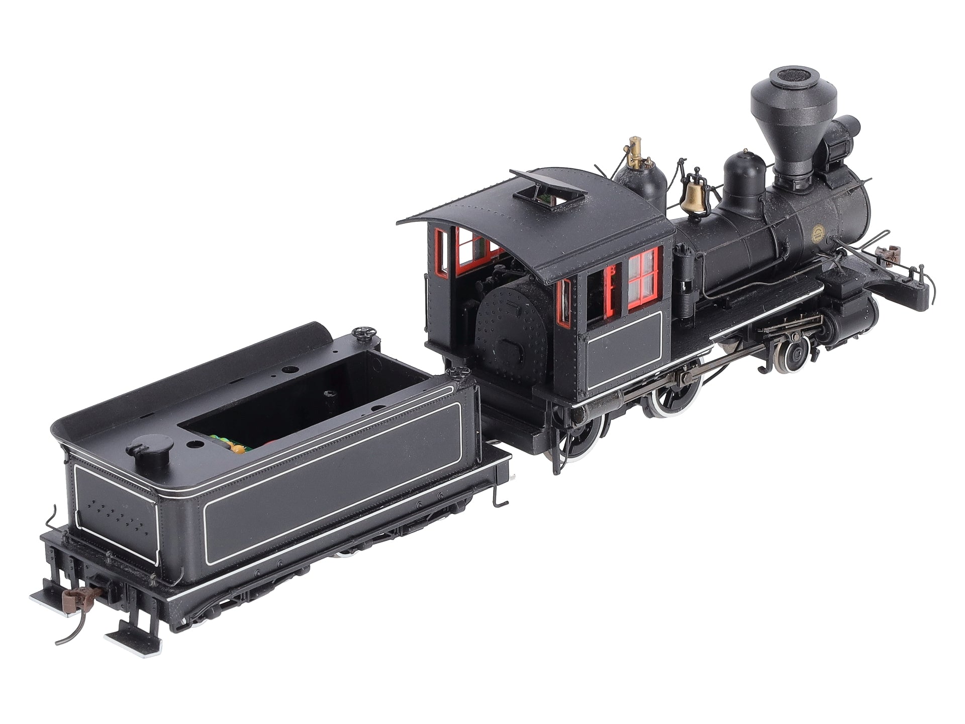 Bachmann 28306 On30 Painted & Unlettered 4-4-0 American