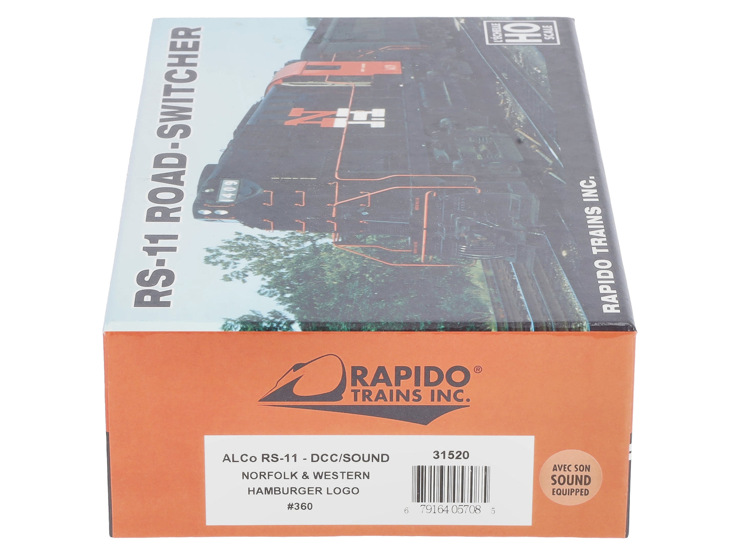 Rapido Trains 31520 HO Norfolk & Western Alco RS-11 Diesel Locomotive #360