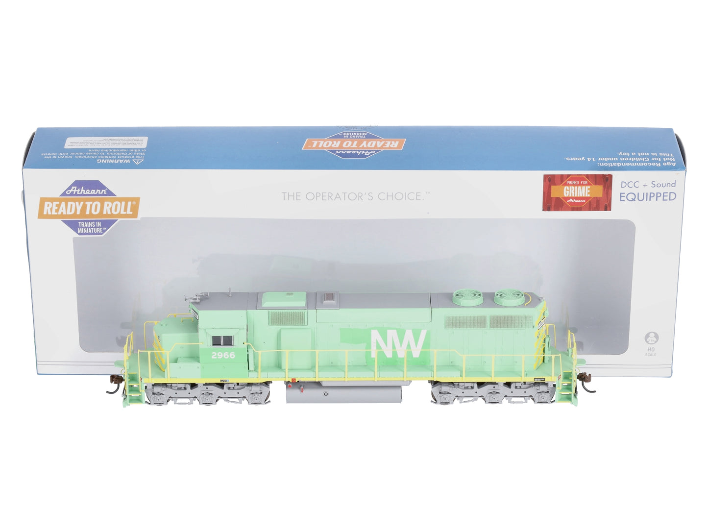 Athearn 64500 HO Norfolk & Western RTR SD39 Diesel Locomotive DCC & Sound #2966