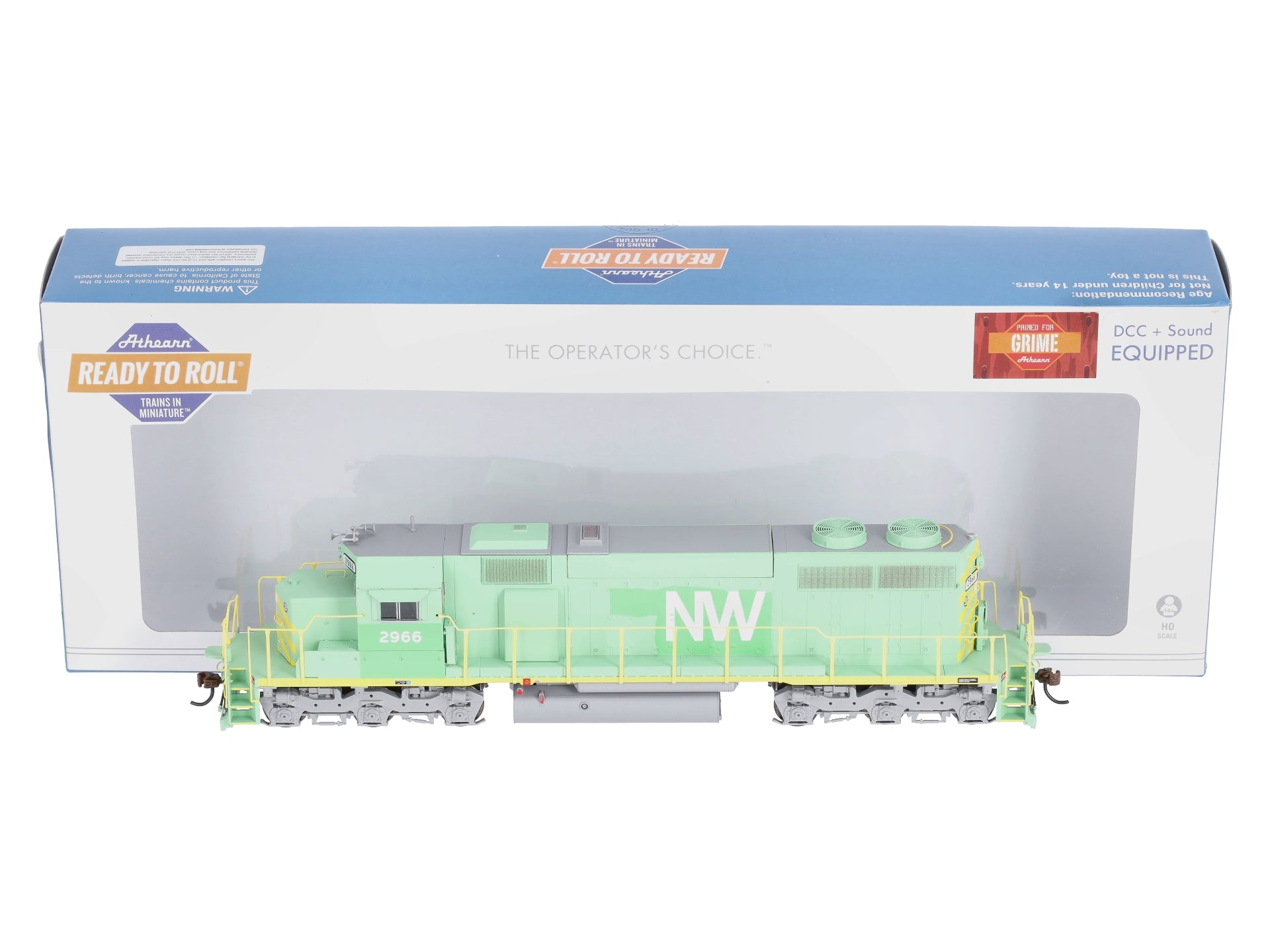 Athearn 64500 HO Norfolk & Western RTR SD39 Diesel Locomotive DCC & Sound #2966